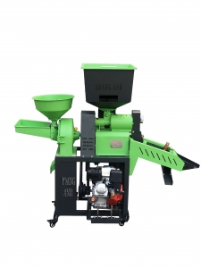 Máy Xát Và Nghiền Gạo HA6666 - Lọc sạn dài - Dùng động cơ xăng